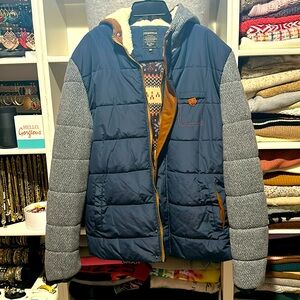 Fleece lined men’s coat